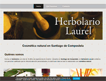 Tablet Screenshot of herbolariolaurel.es